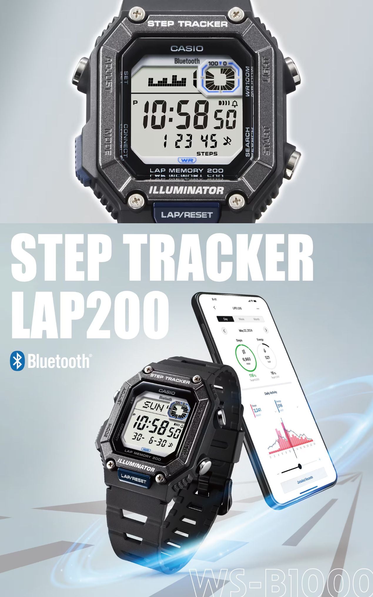 Rellotge Casio Timeless Collection WS-B1000-1AV