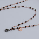 Collar per a màscara de plata de primera llei espinela i perla