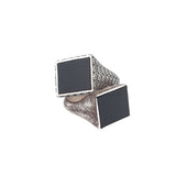 Anillo Sello Uomo plata de primera ley y onix