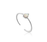 Anillo Ania Haie de plata y ópalo de color