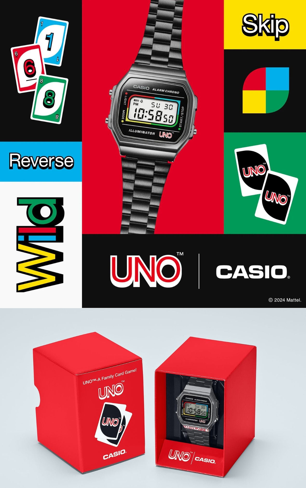 Reloj Casio Vintage UNO A168WEUC-1AER