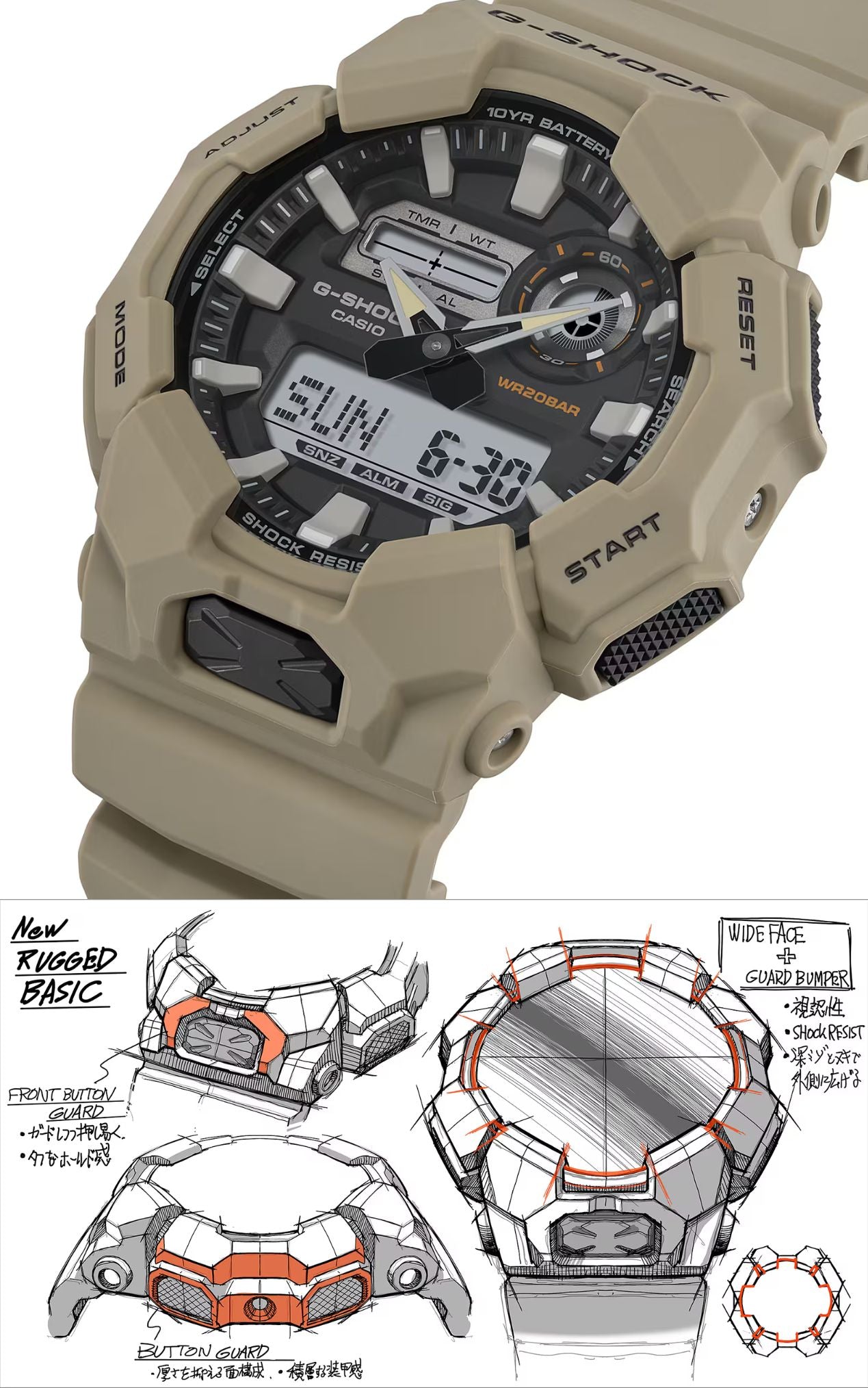 Rellotge G-Shock GA-010-5AER