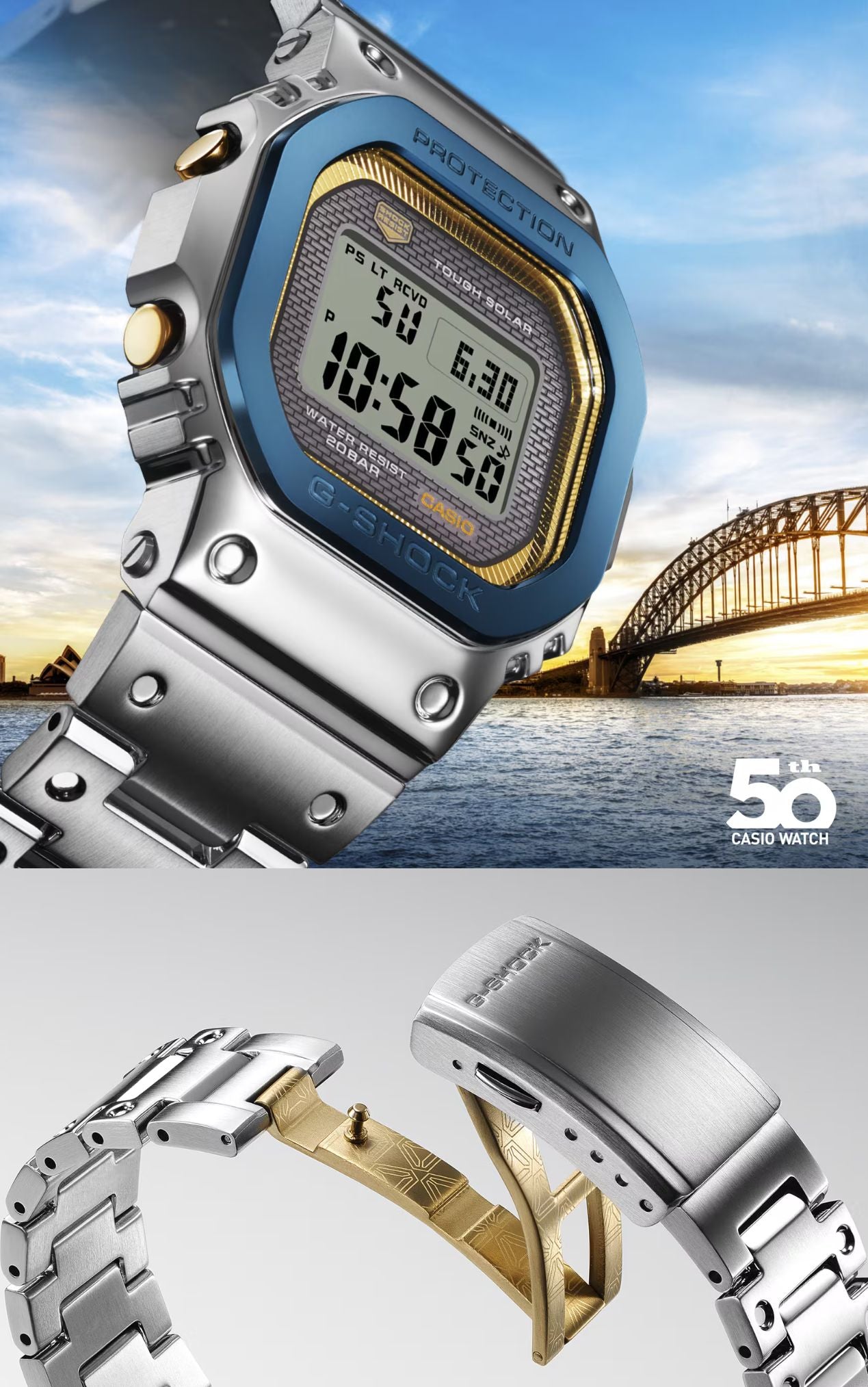 Reloj Casio G-Shock GMW-B5000SS-2ER 50th Anniversary