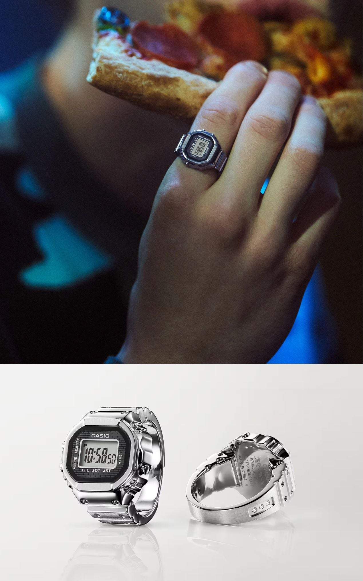 Reloj anillo Casio CRW-001-1ER