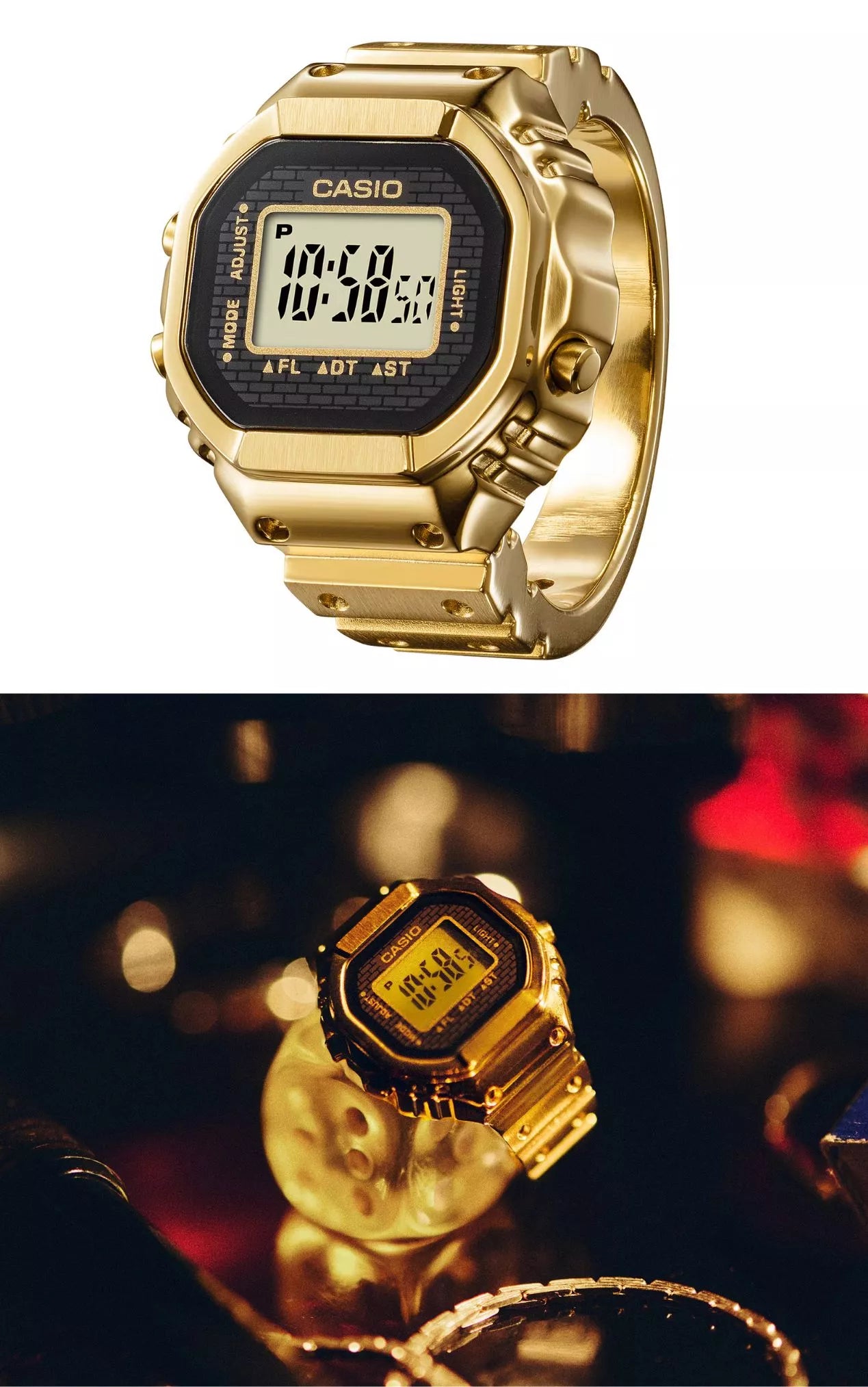 Rellotge anell Casio CRW-001G-9ER