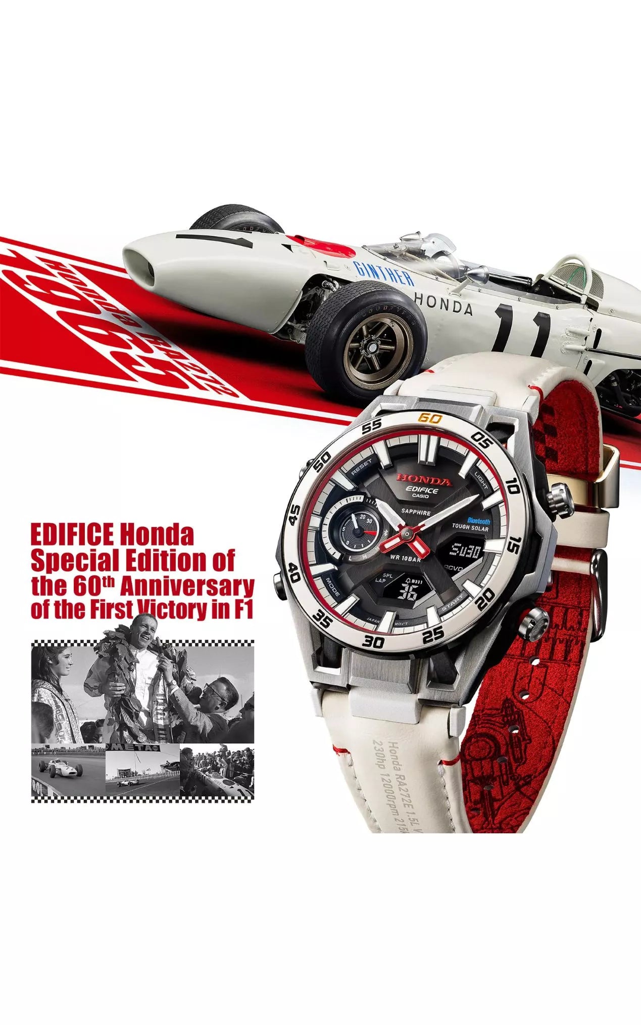 Reloj Casio Edifice Honda ECB-2300HR-1A