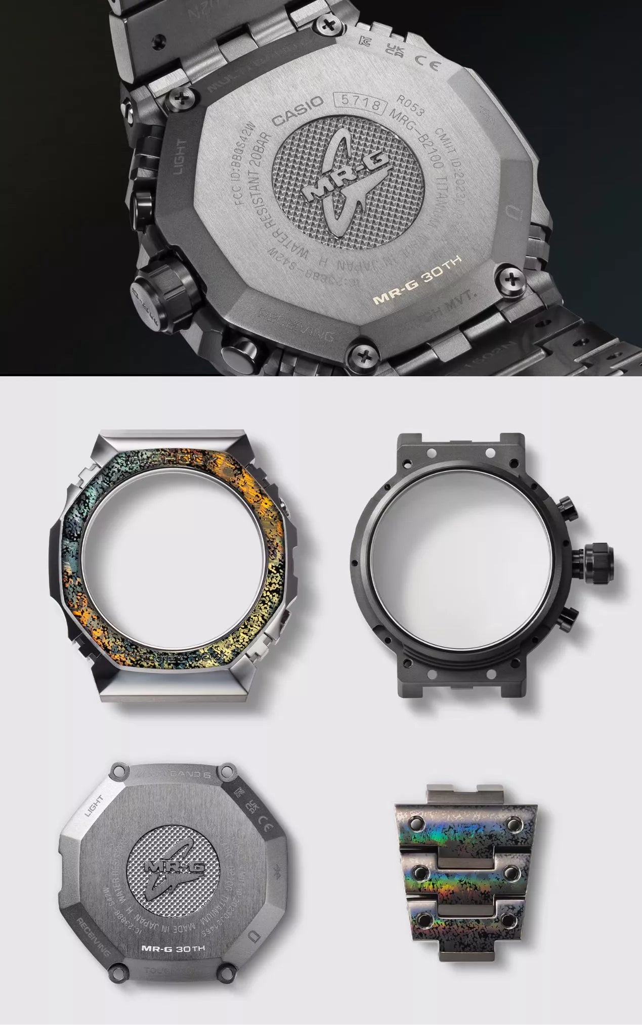 Reloj G-Shock MRG-B2100HR-1A. 30 Aniversario MR-G