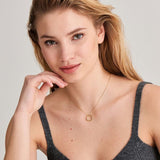 Collar Ania Haie de plata banyada en or Luxe Circle