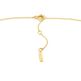 Collar Ania Haie de plata banyada en or amb barra massissa i brillantor