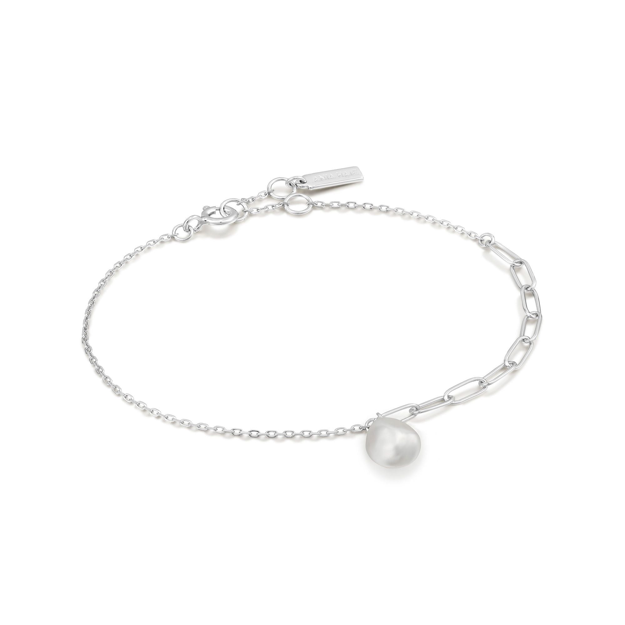 Polsera Ania Haie de plata i perles