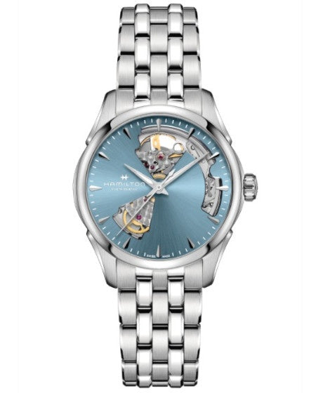 Reloj Hamilton Jazzmaster Open Heart Lady Auto en acero Rosich