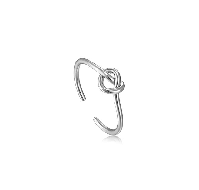 Anell Ania Haie de plata Knot