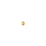 Piercing Ania Haie bola de plata bañada en oro pequeña