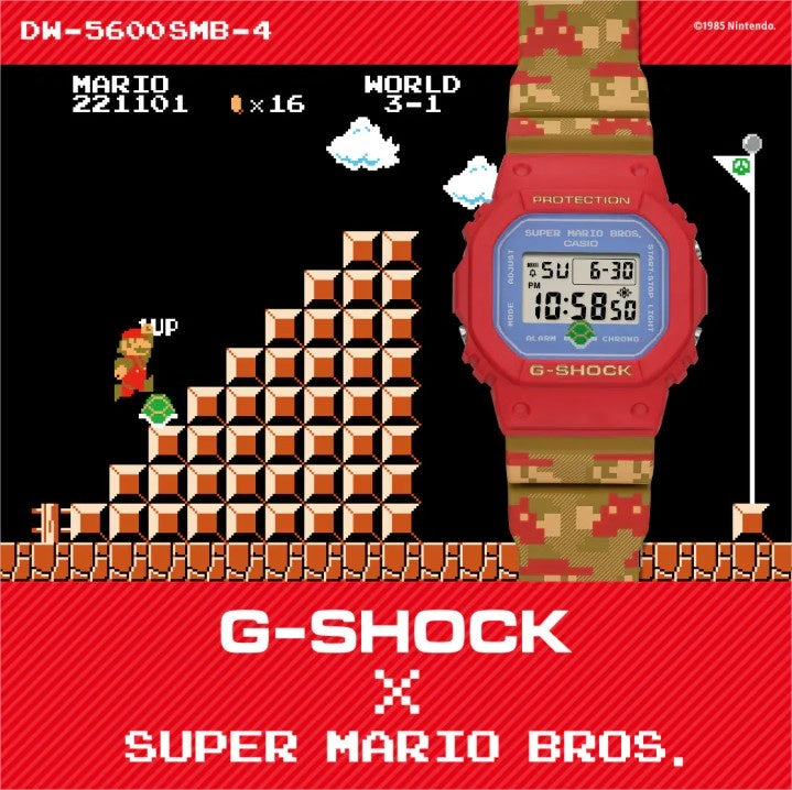 Rellotge Casio G-Shock DW-5600SMB-4ER Súper Mario Bros