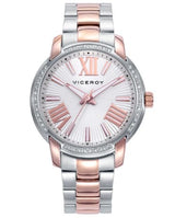 Reloj Viceroy bitono en acero e Ip Rosa y circonitas 401266-83