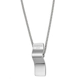 Collar Rosefield Lois d'acer xapat de plata